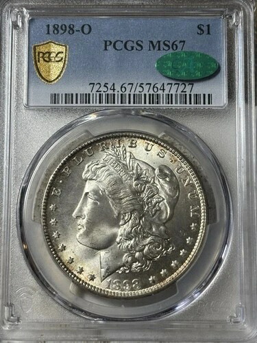 1898-O $1 PCGS MS-67 CAC モルガン銀貨