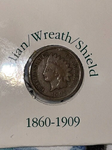 1907年インディアンヘッドペニー