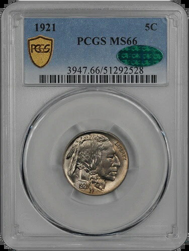 1921年 バッファロー PCGS CAC MS 66