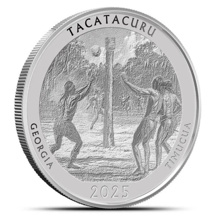 2025年 1オンス プルーフ ネイティブアメリカ ザ ビューティフル ジョージア シルバーコイン（箱、CoA付き）画像