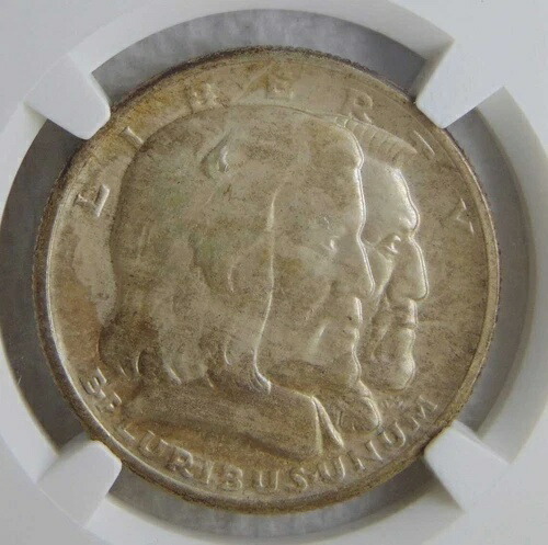 1936 年ロングアイランド記念銀貨 500 セント硬貨、PCGS MS66、状態良好!