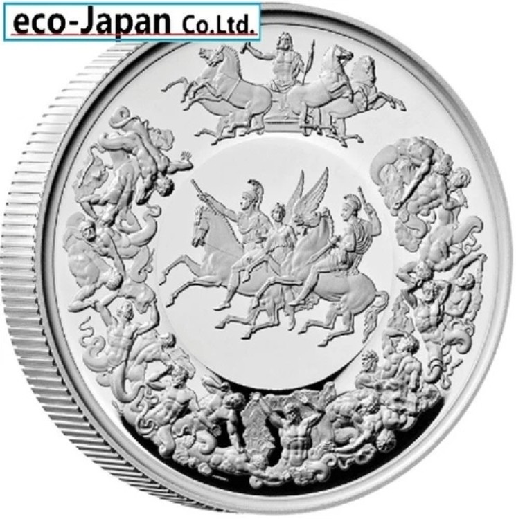 英国 2025年 ワーテルロー記念勝利記念 5ポンド銀貨 2オンス プルーフ