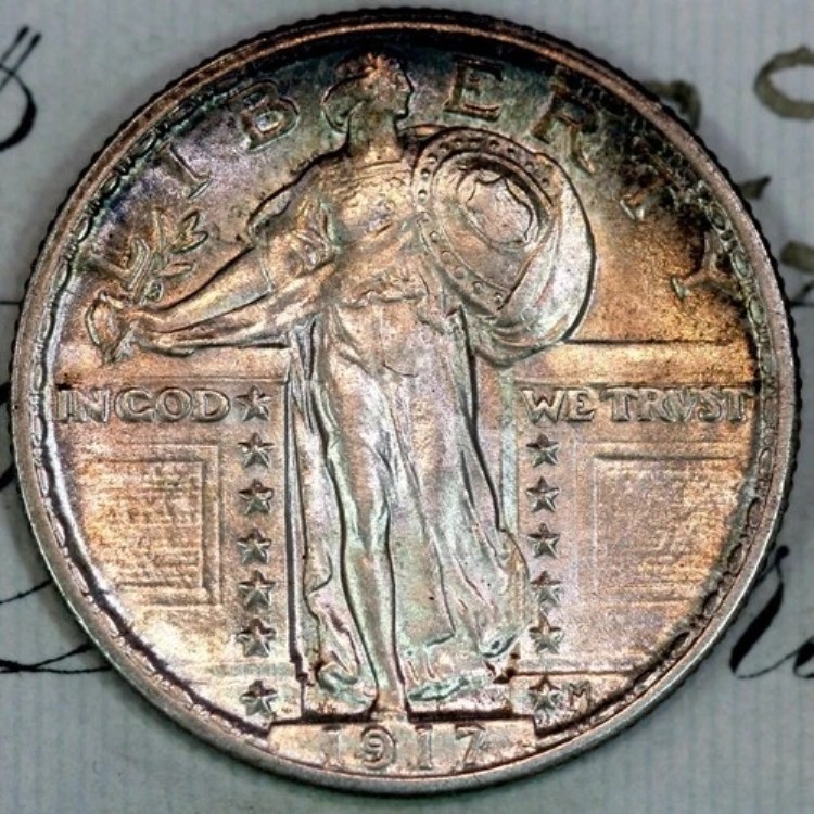 1917-P T2 FH 素晴らしい逸品 BU MS スタンディング リバティ クォーター DC207 マシューズ ホードより 319,275円