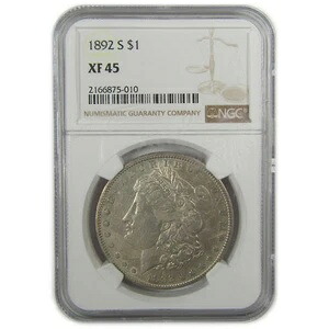 1892年 S モルガン・ダラー XF 45 NGC シルバー 1ドルコイン SKU:I19671