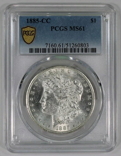 1885年-CC モルガン・ダラー PCGS MS61｜WORLD RESOURCE【KING店】
