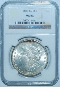1881 CC NGC MS63 VAM-2 ダブル88 カーソンシティ モルガン銀貨｜WORLD RESOURCE【KING店】
