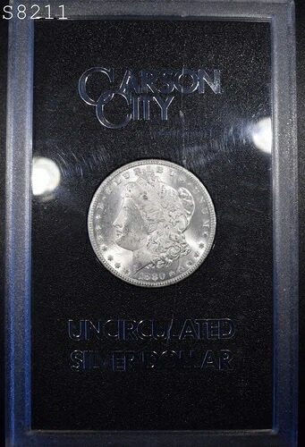 1880-CC *GSA* モルガン銀貨 箱/COAなし "VCH BU" *1点目以降は送料無料*|WORLD RESOURCE【KING店】