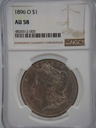 1896年 O モルガン銀貨 AU58 NGC - SKU 836G｜WORLD RESOURCE【KING店】