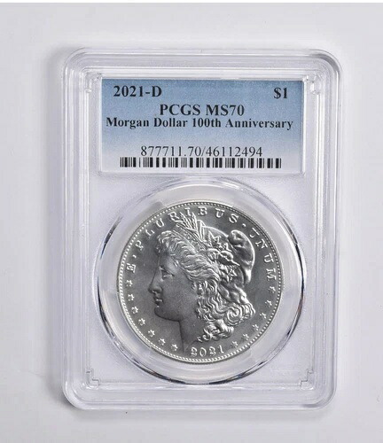 MS70 2021-D モルガン・ダラー 100周年記念 PCGS ブルーレーベル｜WORLD RESOURCE【KING店】