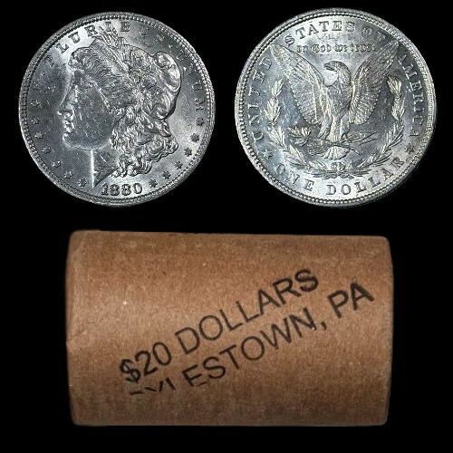 1878-1904 モルガン・ダラー 20 枚ロール - XF / AU - 高品位 - P D S - セット|WORLD RESOURCE【KING店】