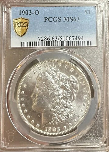 1903-O PCGS MS63 モルガン銀貨