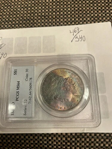 1885年製 PCGS ms 64 モーガン モンスタートナー ご覧ください！出品リストをご確認ください