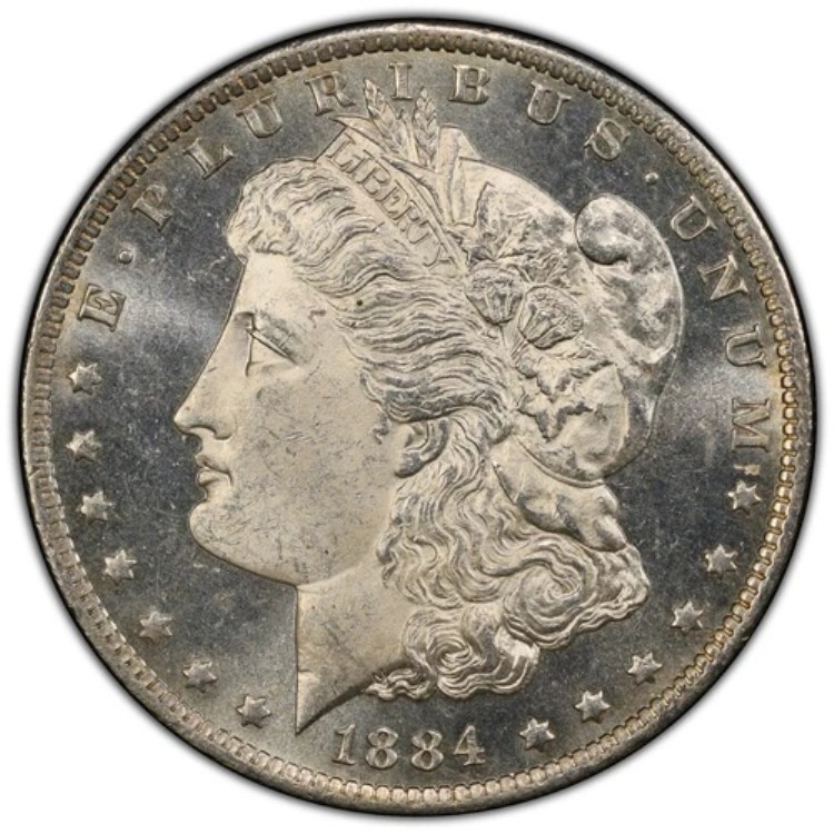 1884-O 1ドル モルガン・ダラー PCGS MS64 DMPL ブラストホワイト フロスティカメオ ディープミラー｜WORLD RESOURCE【KING店】