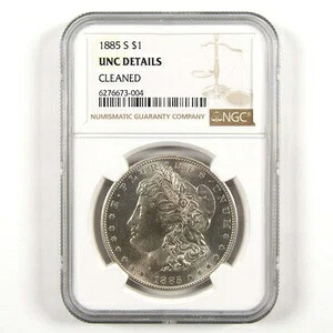 1885年 S モルガン・ダラー 未流通 NGC シルバー 1ドル SKU:CPC6001|WORLD RESOURCE【KING店】