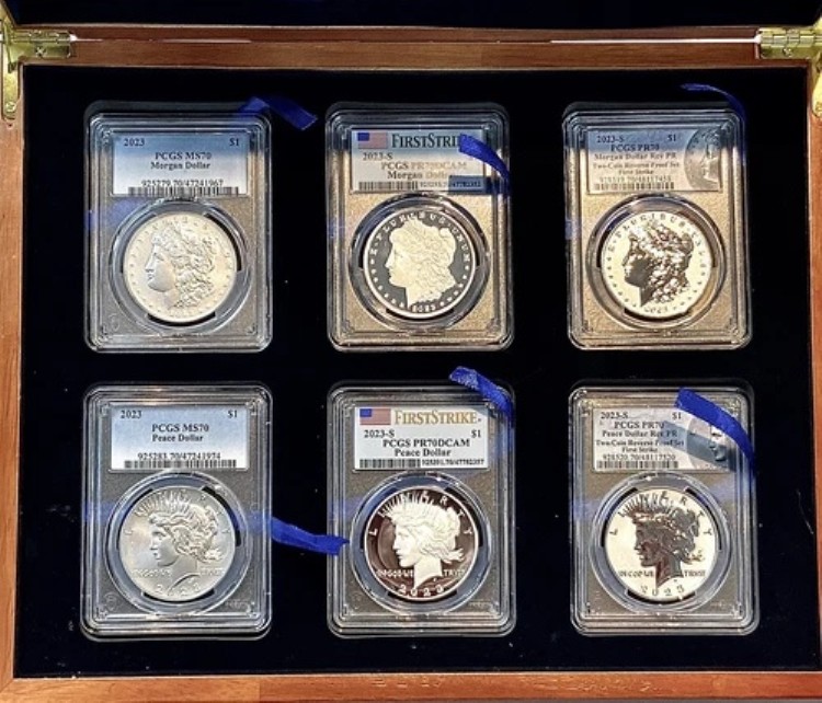 2023年 モーガン＆ピース シルバードル 6枚セット PCGS (MS70/PR70)
