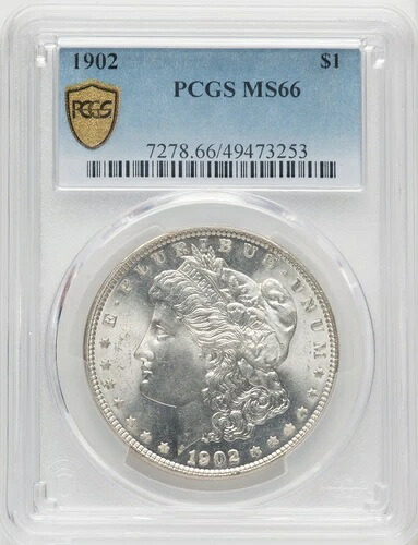 1902年 モーガン・ダラー PCGS MS66|WORLD RESOURCE【KING店】