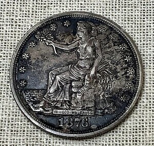 1876年 P 着席自由の女神像 銀貨 貿易ドル 米国コイン｜WORLD RESOURCE【KING店】