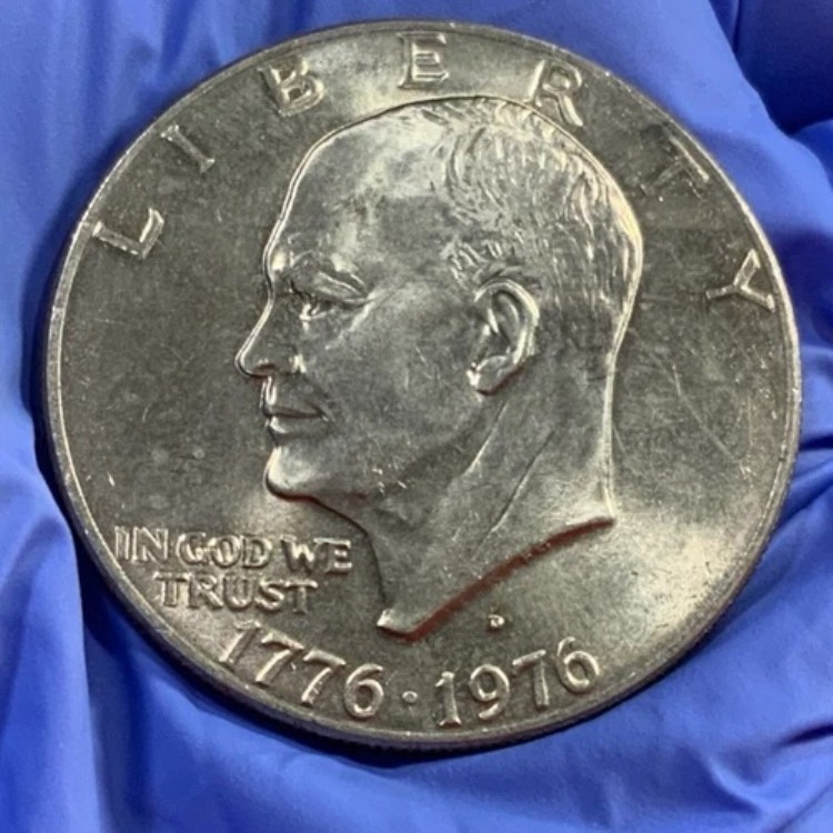 1776-1976 アイゼンハワー リバティベル ム??ーン シルバー 1ドル 米国建国200周年記念コイン