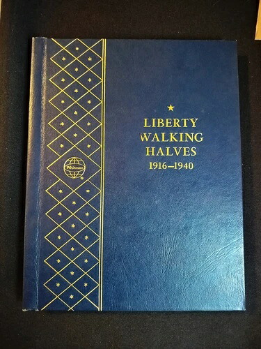1916-1940年ウォーキング・リバティ・シルバー・ハーフドル33枚組アルバム付き部分セット｜WORLD RESOURCE【KING店】