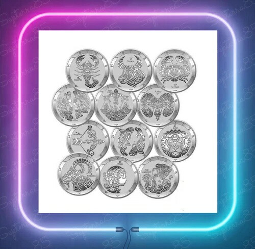 ミュシャ 1ドル 銀貨  12星座　フルコンプセット ミュシャ 1ドル 銀貨 12星座 フルコンプセット ミュシャ 1ドル 銀貨 12