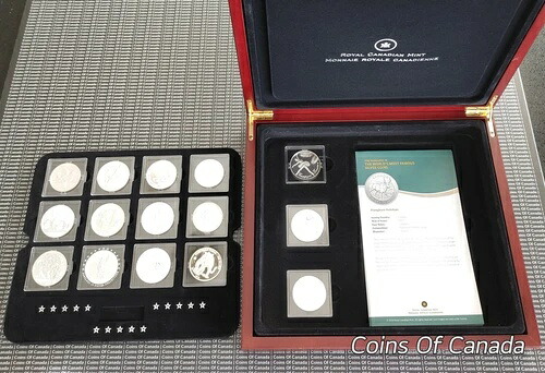 2013年カナダ ファビュラス15 - フル15枚入りコイン ファインシルバーセット F15 プライベート #coinsofcanada｜WORLD RESOURCE【KING店】