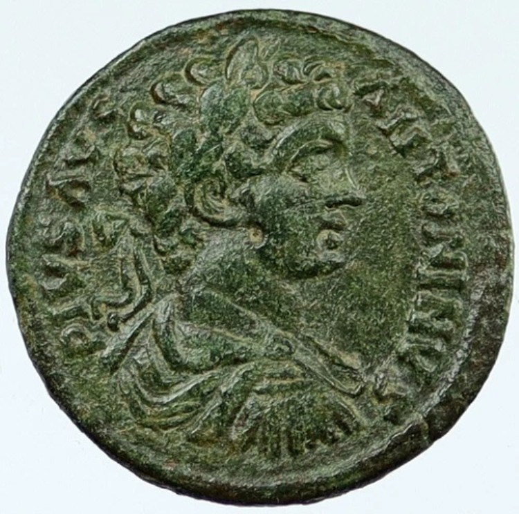 カラカラ 198年 アンティオキア ピシディア 古代ローマコイン TYCHE i118009