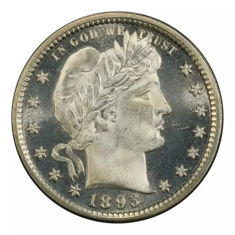 1893年 バーバークォーター PCGS PR-66 CAM CAC｜WORLD RESOURCE【KING店】