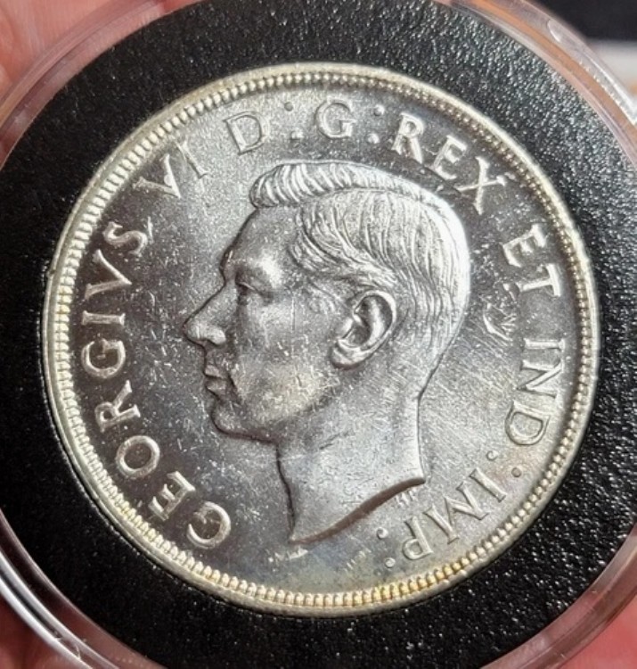 カナダ 1947 Mpl、ドル、Rare Gem BU、高品位、低鋳造キー日付。