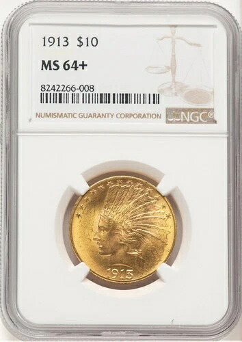 1913年 10ドル インディアンイーグル NGC MS64+