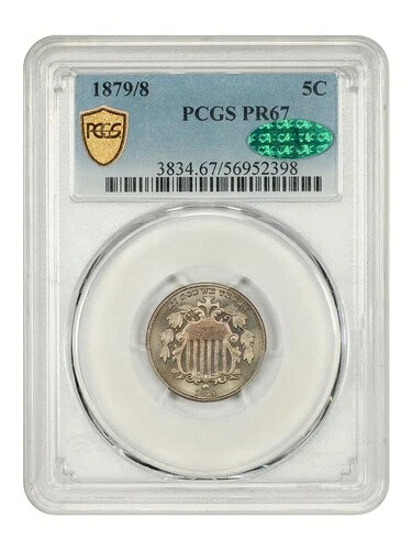 1879/8 5C PCGS/CAC PR67 - シールドニッケル｜WORLD RESOURCE【KING店】