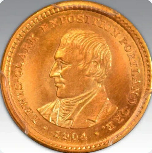 1904 G$1 ルイス・アンド・クラーク PCGS MS 65