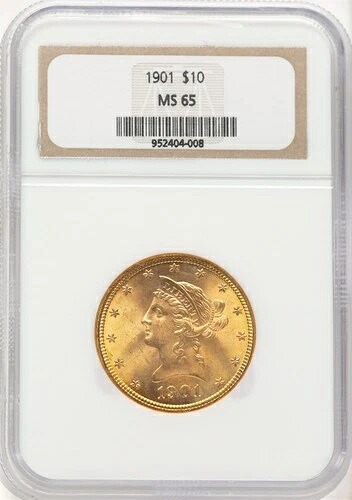 1901年 10ドル リバティ イーグル NGC MS65 (780078103)|WORLD RESOURCE【KING店】