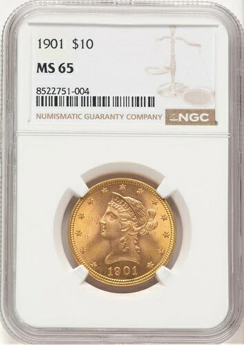 1901年 10ドル リバティイーグル NGC MS65 (778531027)｜WORLD RESOURCE【KING店】