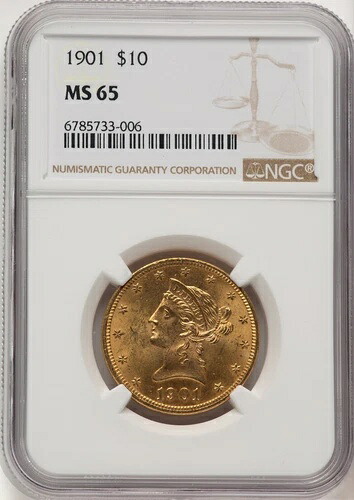 1901年 10ドル リバティ イーグル NGC MS65 (776139029)|WORLD RESOURCE【KING店】