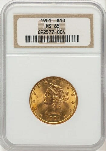 1901年 10ドル リバティ イーグル NGC MS65 (777193003)|WORLD RESOURCE【KING店】