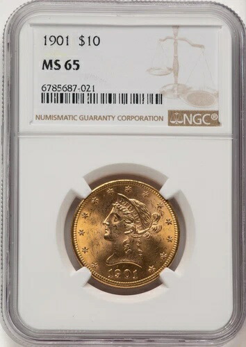 1901年 10ドル リバティ イーグル NGC MS65 (776139027)|WORLD RESOURCE【KING店】
