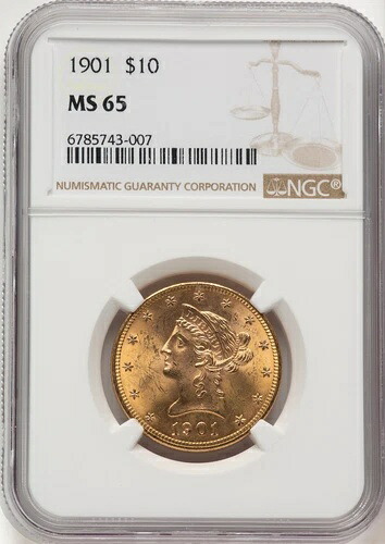 1901年 10ドル リバティ イーグル NGC MS65 (776139026)|WORLD RESOURCE【KING店】