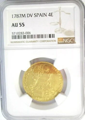 楽天市場】チリ カルロス4世 8エスクード金貨 1804年-FJ : 紅林コイン