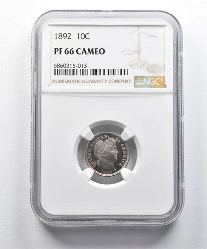PF66 CAM 1892 バーバーダイム NGC *9933｜WORLD RESOURCE【KING店】