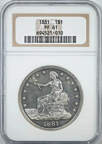 1881年プルーフ貿易ドル T$1 NGC PF61｜WORLD RESOURCE【KING店】