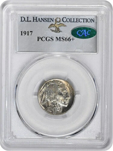 1917年 バッファローニッケル MS66+ PCGS (CAC)｜WORLD RESOURCE【KING店】