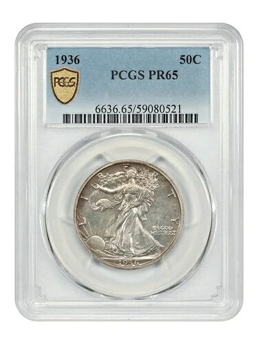 1936年 50セント PCGS PR65 - ウォーキング・リバティ・ハーフダラー｜WORLD RESOURCE【KING店】