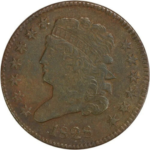 1828年 ハーフセント 13スター EF 未認定 #930|WORLD RESOURCE【KING店】