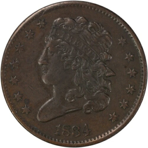 1834年 ハーフセント チョイス EF 未認定 #943｜WORLD RESOURCE【KING店】 84,095円