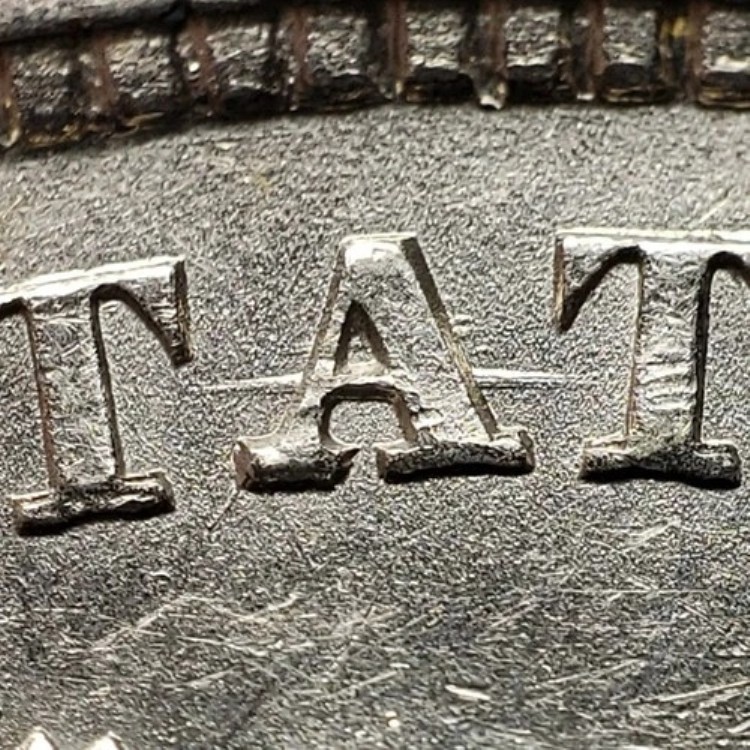 1878年 8TF $1 モルガン銀貨 - VAM-7 スパイクA - AU - SKU-D6451 84,700円