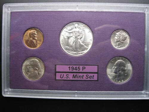 1945 P 米国造幣局セット ブリリアント 未流通!
