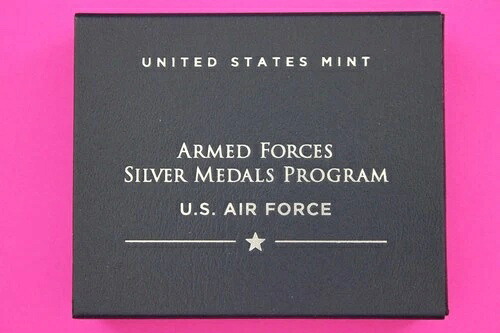 2022年 Gem BU アメリカ造幣局発行 空軍勲章 1オンス 銀箱＆COA 6047｜WORLD RESOURCE【KING店】