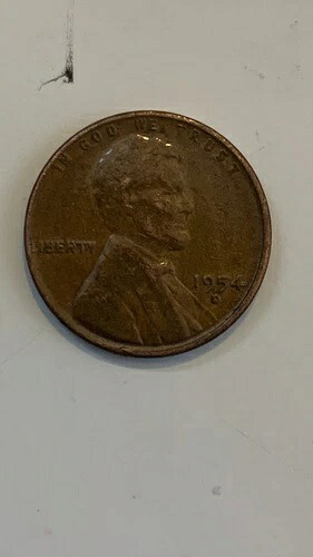 1954年 Dリンカーン小麦1ペニー硬貨