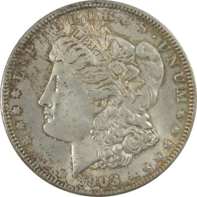 1903年 モーガン・ダラー BUチョイス 未流通銀貨 1ドル SKU:I20955