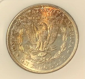 1881 S モルガン ダラー、NGC MS64、古いホルダー、裏面のトーンが非常に美しい!! 目を引きます! 84,700円